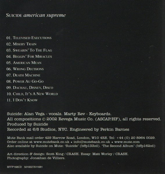 Suicide - American Supreme