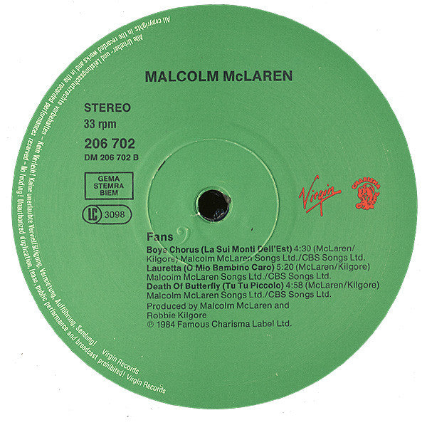 Malcolm McLaren - Fans