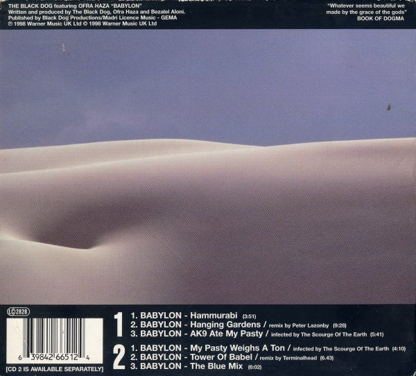 The Black Dog Featuring Ofra Haza - Babylon